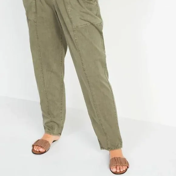 Old Navy High-Waisted Garment-Dyed Utility Pants for Women New - Picture 6 of 6
